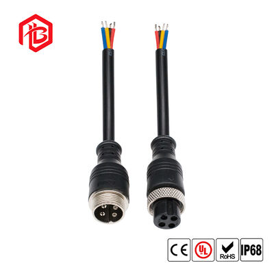 GX-16 Aerospace 2A Copper Plug with Nylon Housing Male/Female Connection for FPC PCB Power Microwave Applications