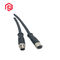 Metal M8 3 Core Electric​ Cable Nylon​ Waterproof Male Female Connector