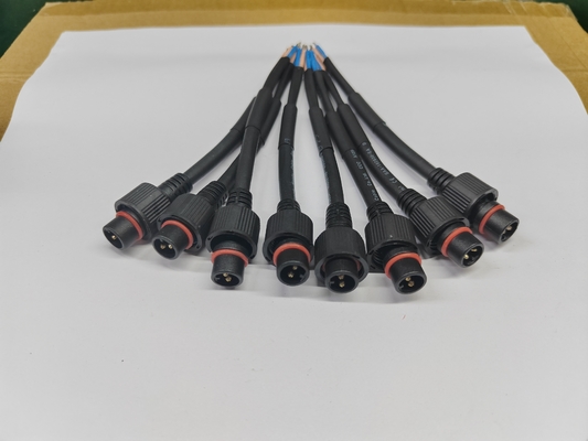 Kundenspezifisches M11 M12 M14 M15 M16 LED Straßen wasserdichtes Kabel 2 3 4 5 Pin Stecker Buchse Docking-Verlängerung PVC Stromkabel-Steckverbinder