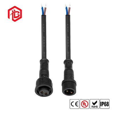 M11 Stecker IP65 Fabrikpreis Männlich Weiblich Schwarz NylonAerospace UHF PCB Kupferkontakt 16A 500V wasserdichte LED-Lampenanschlüsse