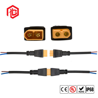 XT60 Messing-Stromverbinder-Stecker, männlich und weiblich, für Leiterplatten, Lipo-Akku, Drohne, Luft- und Raumfahrt, UHF-HF, 2P